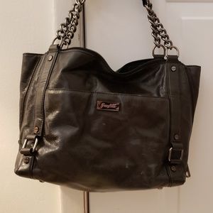 Grace adele black leather